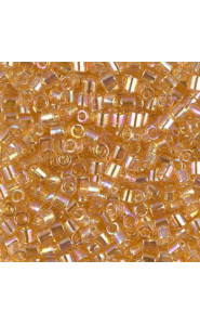 Miyuki delica beads 8/0 - Transparent light amber ab DBL-100